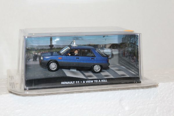 Renault 11 James Bond "A View To A Kill" Blauw 1-43 Altaya James Bond 007 Collection