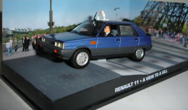 Renault 11 James Bond "A View To A Kill" Blauw 1-43 Altaya James Bond 007 Collection