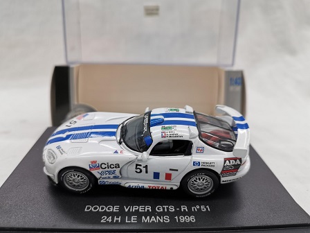 Dodge Viper GTS-R Nr#51 24 Hrs Le Mans 1996 Wit 1-43 Eagle's Race