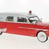 Packard Henney Ambulance 1952 Rood / Zilver, 1:18, BoS-Models Limited 504 Pieces