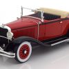 Dodge Eight DG Convertible 1931 Rood / Zwart 1-18 BOS Models Limited 504 Pieces ( Resin )