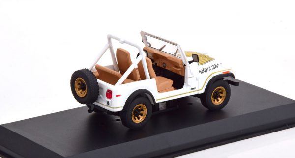 Jeep CJ-7 Golden Eagle 1979 Wit / Goud 1-43 Greenlight Collectibles