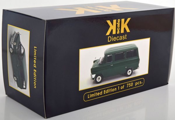 Ford Transit MK1 Bus 1965 Groen 1-18 KK Scale Limited 750 Pieces