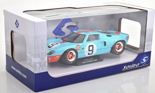 Ford GT40 Winner 24Hrs Le Mans 1968 "Gulf" Rodriguez/Bianchi 1-18 Solido