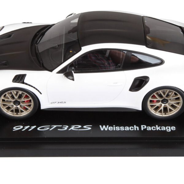 Porsche 911 GT3 RS Weissage Package ( 991 ) Wit / Zwart 1-18 Spark Limited 911 Pieces