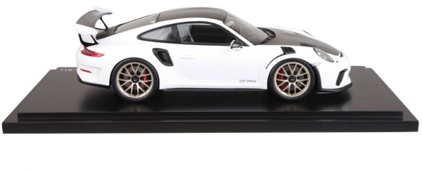 Porsche 911 GT3 RS Weissage Package ( 991 ) Wit / Zwart 1-18 Spark Limited 911 Pieces