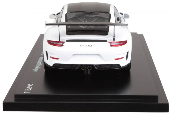 Porsche 911 GT3 RS Weissage Package ( 991 ) Wit / Zwart 1-18 Spark Limited 911 Pieces