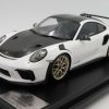 Porsche 911 (991 II) GT3 RS Weissach Package 2018 Wit met Vitrine 1:12 Spark Limited 300 Pieces