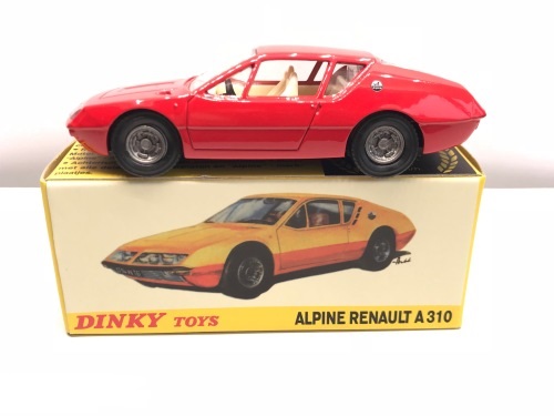 Renault A310 Alpine 1972 Rood 1-43 Dinky ( Atlas )