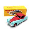 Jaguar XK120 Coupe Rood / Lichtblauw 1-43 Dinky Toys ( Atlas )