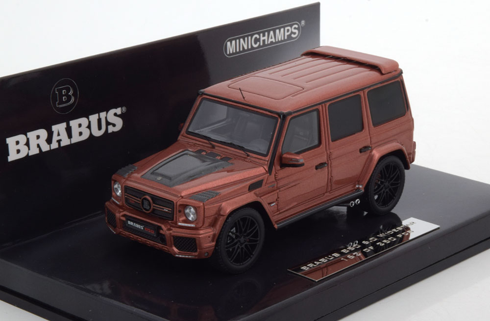 BRABUS 850 6.0 WIDESTAR ミニカー 1:43 限定版 Mercedes-Benz Brabus 850 6.0 Biturbo Widestar 2016 Copper Metallic