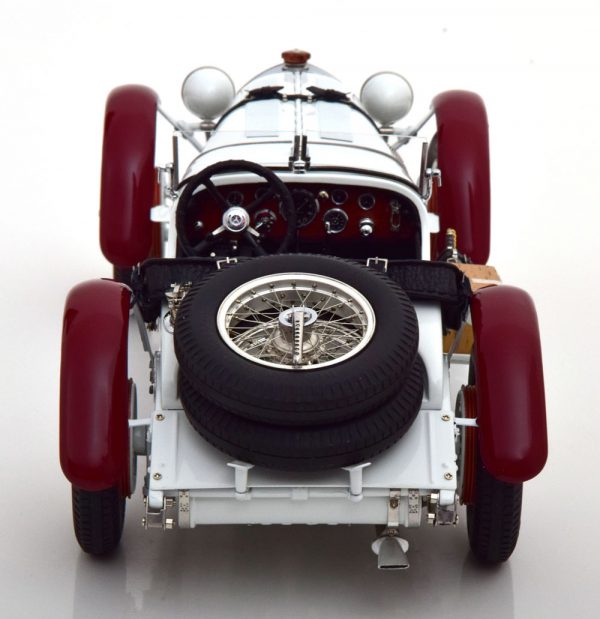 Mercedes-Benz SSKL No.87, Mille Miglia 1931 "Caracciola" Wit / Rood 1-18 CMC ( Metaal )