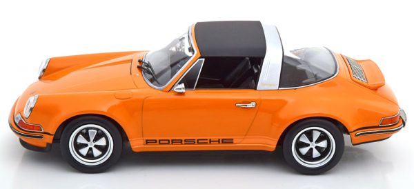 Porsche 911 Targa Oranje 1-18 KK Scale Limited 750 Pieces