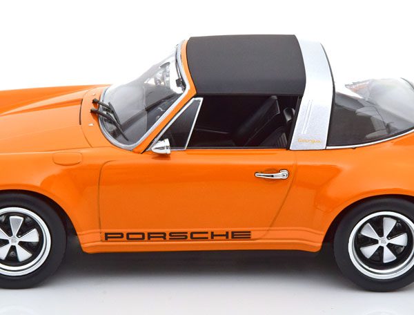 Porsche 911 Targa Oranje 1-18 KK Scale Limited 750 Pieces