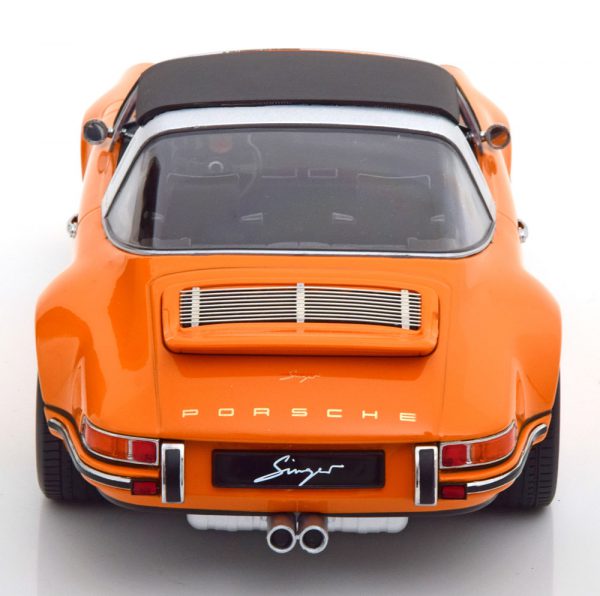 Porsche 911 Targa Oranje 1-18 KK Scale Limited 750 Pieces