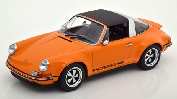 Porsche 911 Targa Oranje 1-18 KK Scale Limited 750 Pieces