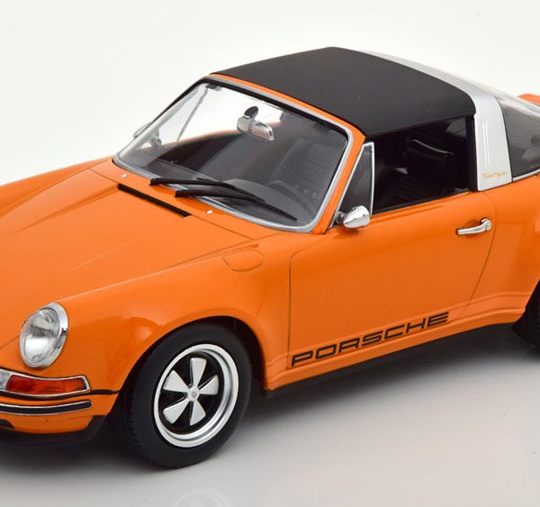 Porsche 911 Targa Oranje 1-18 KK Scale Limited 750 Pieces