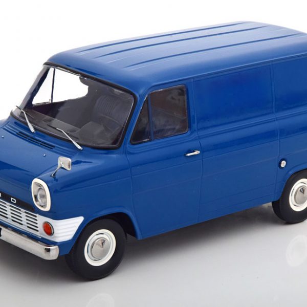 Ford Transit MK1 Bus 1965 Blauw 1-18 KK Scale Limited 750 Pieces