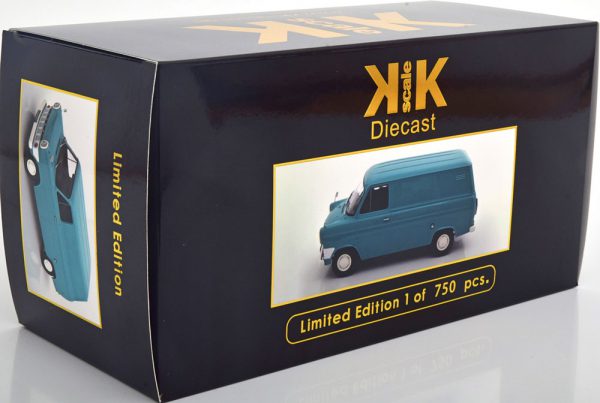 Ford Transit MK1 Bus 1965 Turquoise 1-18 KK Scale Limited 750 Pieces