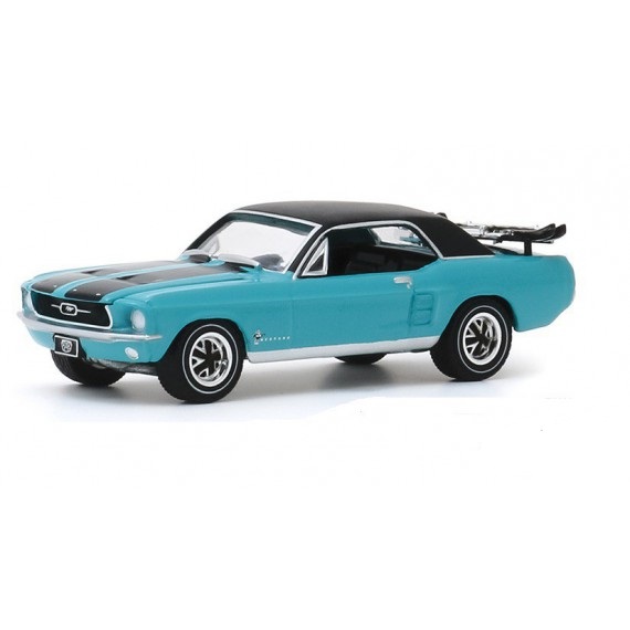 Ford Mustang Ski Country Special 1967 Blauw 1-64 Greenlight Exclusive