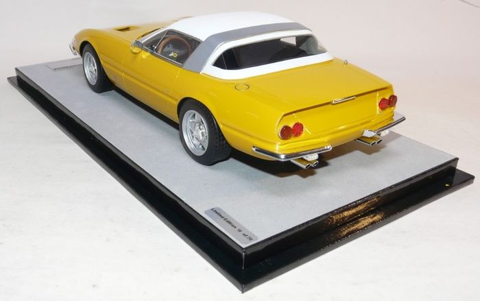 Ferrari 365 GTB/4 Daytona Coupe Speciale 1969 Modena Yellow 1-18  Tecnomodels Limited 70 Pieces