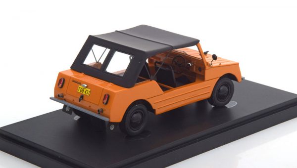 Volkswagen Country Buggy 1967 Oranje / Zwart 1-43 Autocult Limited 333 Pieces ( Resin )