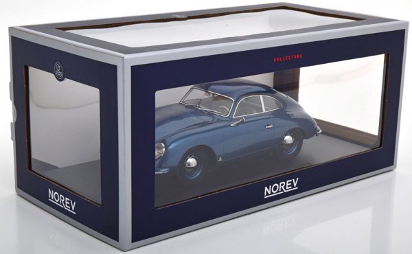 Porsche 356 Coupe 1952 Blauw Metallic 1-18 Norev