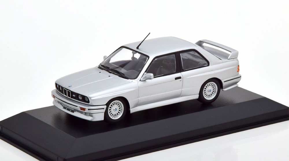  M3 (E30) 1987 Silver 1/43 ミニカー BMW M3 E30 1987 Zilver 1-43 Maxichamps - Schuiten Autominiaturen