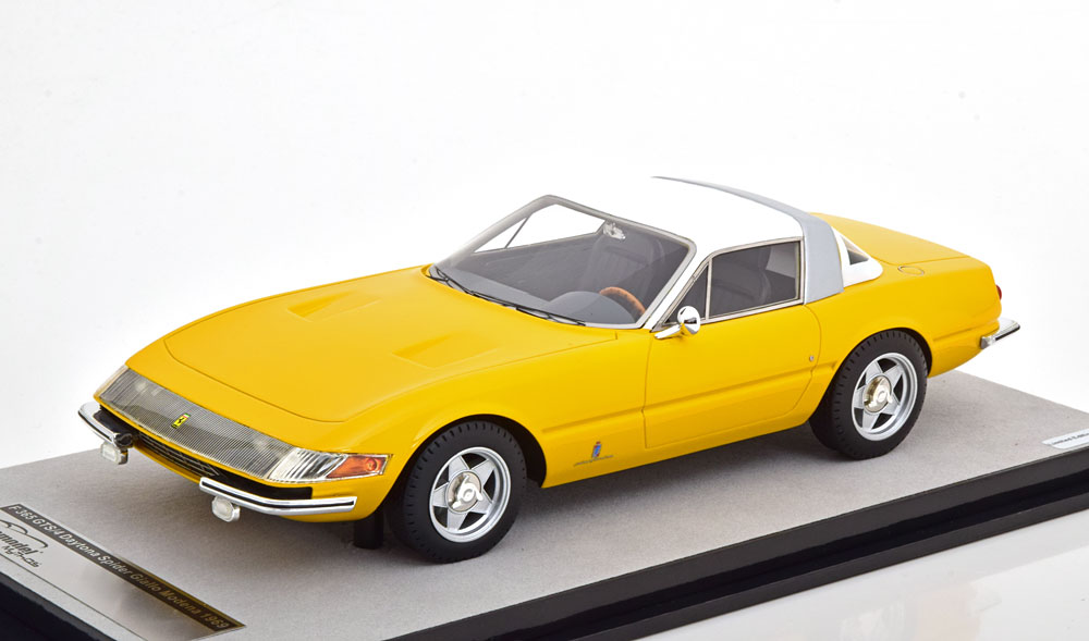 Ferrari 365 GTB/4 Daytona Coupe Speciale 1969 Modena Yellow 1-18  Tecnomodels Limited 70 Pieces