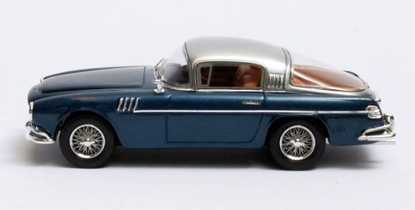 Aston Martin DB2/4 Vignale ZKH King Baudouin 1954 Blauw metallic/Zilver 1-43 Matrix Scale Models Limited 408 pcs.