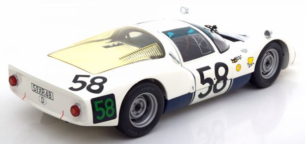 Porsche 906K #58 24H Le Mans 1966 Drivers: Kiass/Stommelen 1-18 Wit Minichamps Limited 300 pcs.