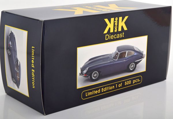 Jaguar E-Type Coupe Series 1 ( RHD ) Grijs Metallic 1-18 KK Scale Limited 500 Pieces