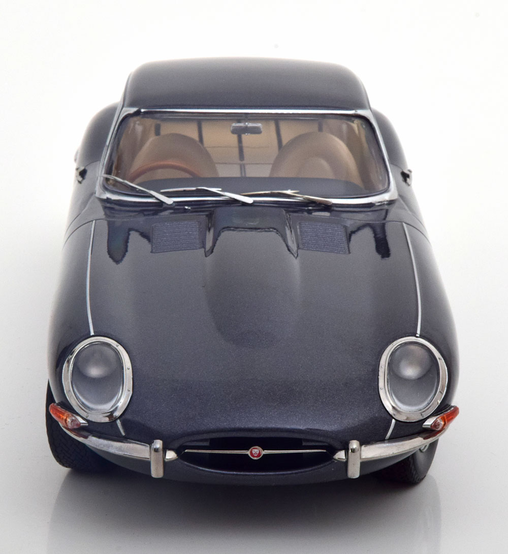 Jaguar E-Type Coupe Series 1 ( RHD )1961 Grijs Metallic 1-18 KK Scale  Limited 500 Pieces