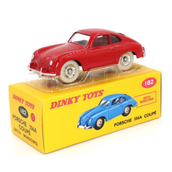Porsche 356A Coupe Rood 1-43 Dinky Toys ( Atlas ) - Schuiten