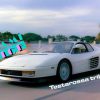 Ferrari Testarossa 1984 Wit ( US Version) ( Miami Vice Look ) 1-18 KK Scale Limited 750 Pieces