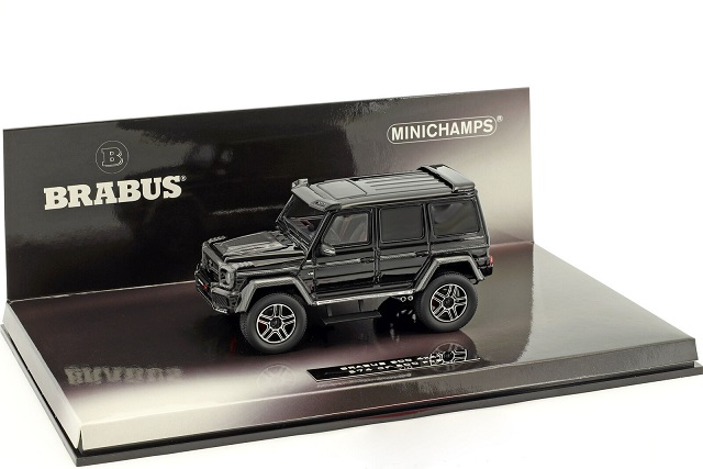 Mercedes Benz G Wagon Brabus 500 4 4 16 Zwart 1 43 Minichamps Limited 600 Pieces Schuiten Autominiaturen