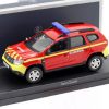 Dacia Duster 2018 "Pompiers Secours Medical" Rood / Geel 1-43 Norev