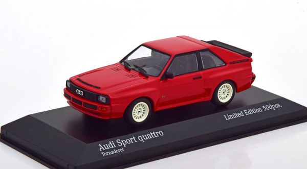 Audi Sport Quattro 1984 Rood 1-43 Minichamps Limited 500 Pieces
