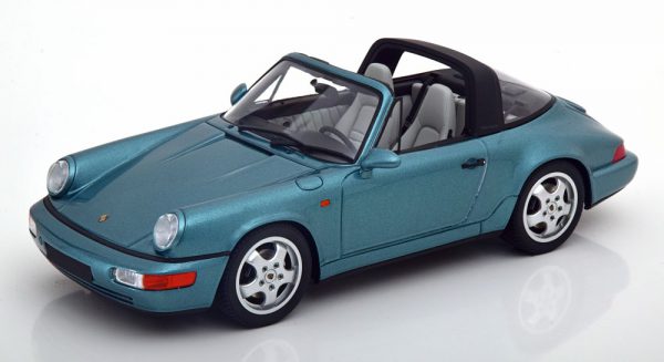 Porsche 911 (964) Targa Turquoise Metallic 1-18 GT Spirit Limited 999 Pieces