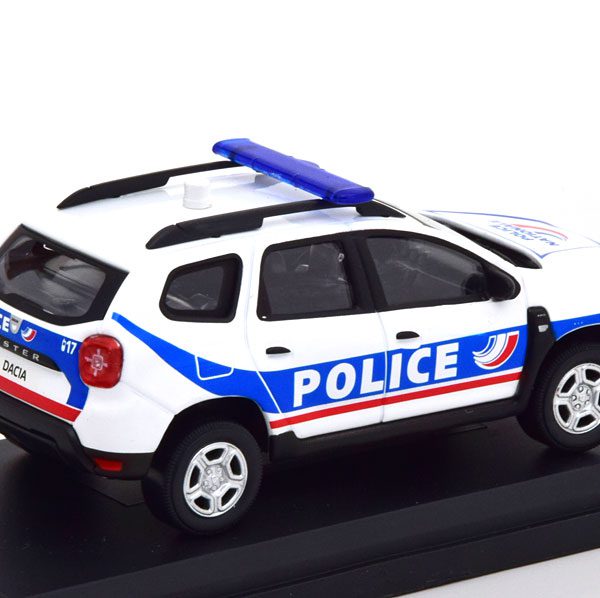 Dacia Duster 2018 "Police Nationale" Wit / Blauw 1-43 Norev