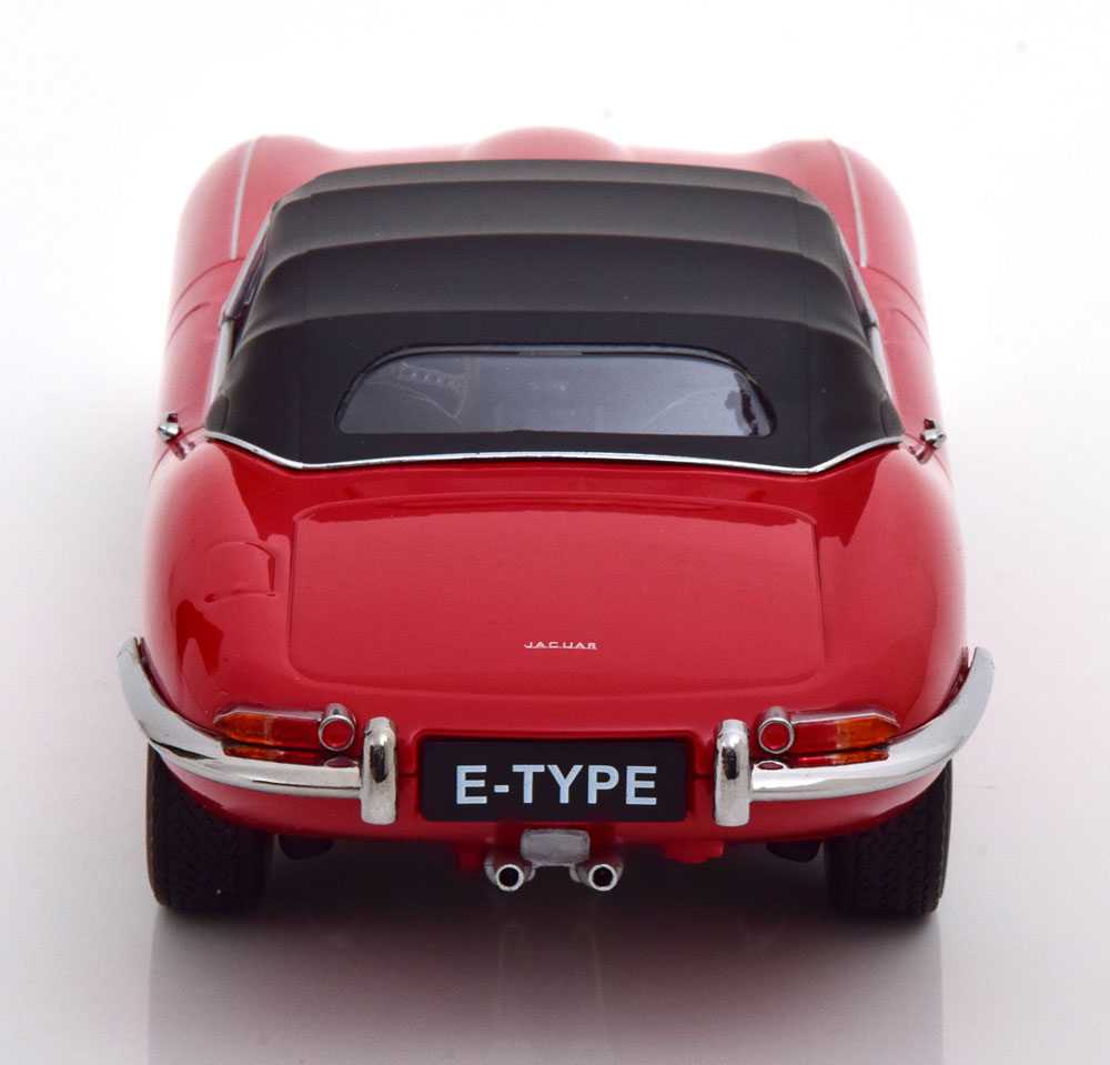 Jaguar E-Type Series 1 LHD Convertible 1961 ( Gesloten ) Rood 1-18