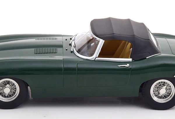 Jaguar E-Type Series 1 RHD Convertible ( gesloten ) 1961 Groen 1-18 KK Scale Limited 500 Pieces