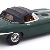 Jaguar E-Type Series 1 RHD Convertible ( gesloten ) 1961 Groen 1-18 KK Scale Limited 500 Pieces