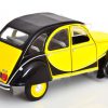 Citroen 2CV6 "Charleston" Geel / Zwart 1-18 Solido