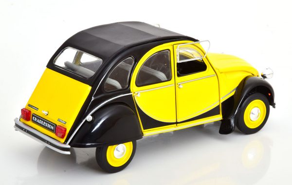 Citroen 2CV6 "Charleston" Geel / Zwart 1-18 Solido