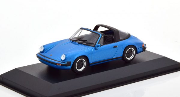 Porsche 911 Targa 1977 Blauw Metallic 1-43 Maxichamps