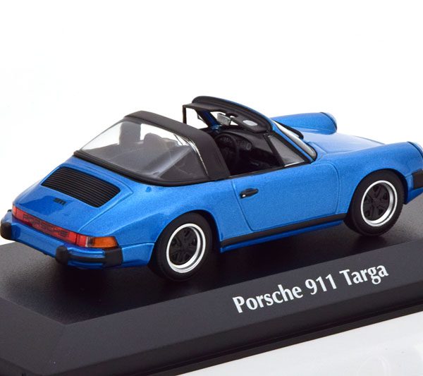 Porsche 911 Targa 1977 Blauw Metallic 1-43 Maxichamps