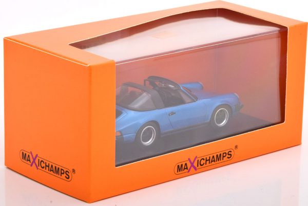 Porsche 911 Targa 1977 Blauw Metallic 1-43 Maxichamps