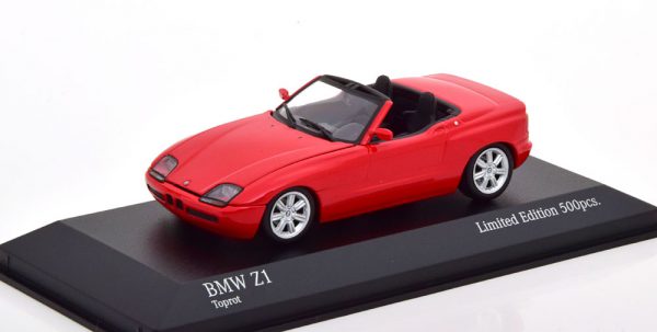 BMW Z1 1991 Rood 1-43 Minichamps Limited 500 Pieces