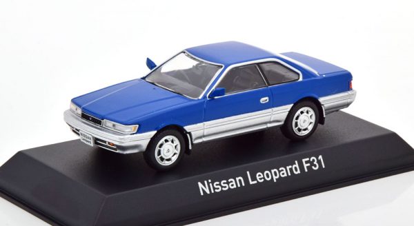 Nissan Leopard F31 1986 Blauw 1-43 Norev